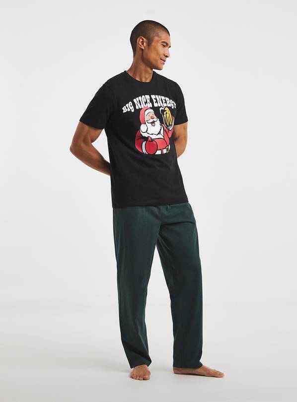 JACAMO Big Nick Christmas Graphic Pyjama Set 1XL